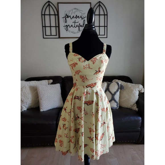 Bernie Dexter Celestial Sky Horoscope Zodiac Space Pinup Astrology dress - Picture 7 of 12